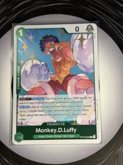 [One Piece Card Game] Monkey D. Luffy Character OP16-034 English - Image 1