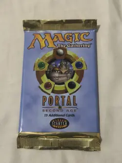 Magic the Gathering Portal Second Age 15 Card Booster Pack New Factory SEALED - Image 1