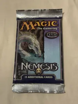 Magic The Gathering Nemesis Booster Pack 15 Additional Cards New SEALED! - Image 1