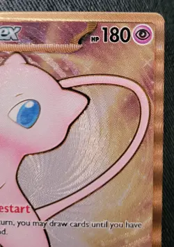 Pokemon Mew ex 205/165 Official Gold Metal Card 151 Ultra Premium Promo NM - Image 4