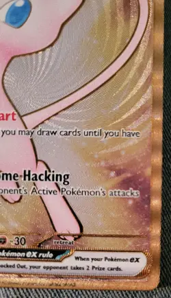 Pokemon Mew ex 205/165 Official Gold Metal Card 151 Ultra Premium Promo NM - Image 5