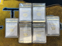 Pokemon Complete Set of All 6 Burger King 23k Gold Plated Cards w/ CoA!! - Image 2