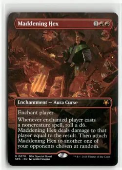 Maddening Hex Borderless - Special Guests MTG Lightly Played - Image 1