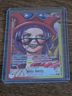 OP05-002 Belo Betty (Alt Art Leader) ONE PIECE Card TCG NM English - Image 1