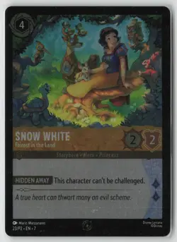 Snow White - Fairest in the Land 23 Disney Lorcana Promo NM Cold Foil - Image 1
