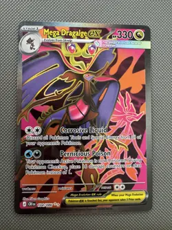 Mega Dragalge EX Chaos Rising #104/086 Holofoil English Pokemon TCG - Image 1