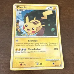 The Pokemon Company Pikachu HGSS03 HGSS Promo Holo English 70 HP Card - Image 1