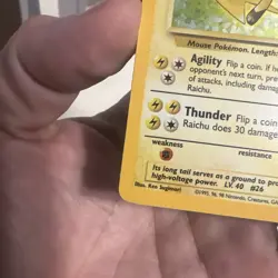Raichu 014/102 Base Set Holo WOTC Vintage Pokemon Card 1999 Near Mint NM - Image 4