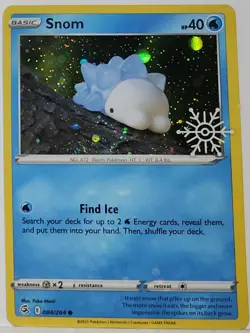 Swirl 🌀 Snom 084/264 Cosmos Holo Bleed Error Rare Pokemon TCG ✨ - Image 1