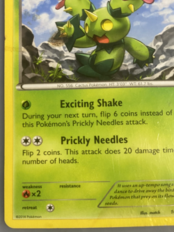 10/106 Maractus Uncommon Pokemon TCG XY Flashfire 2014 HP/Damaged English Cute - Image 2