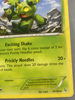 10/106 Maractus Uncommon Pokemon TCG XY Flashfire 2014 HP/Damaged English Cute - Image 3