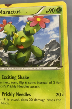 10/106 Maractus Uncommon Pokemon TCG XY Flashfire 2014 HP/Damaged English Cute - Image 5