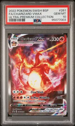 Pokemon Charizard Vmax Swsh Black Star Promo 261 Ultra Premium Coll. PSA 10 - Image 1