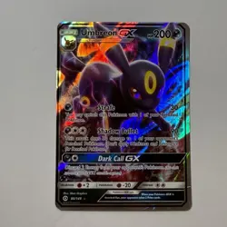 2017 Umbreon GX Pokemon TCG 80/149 Trading Card Full Art Nintendo Sun Moon Base - Image 1