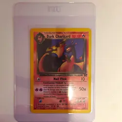CGC Dark Charizard 21/82 Team Rocket Rare Unlimited Regular English 1999 HP 80 - Image 1