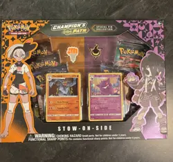 Pokemon TCG Champion's Path Special Pin Collection Stow-on-Side Box 2020 - Image 1
