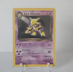 Pokemon TCG Dark Alakazam Team Rocket 18/82 Rare Regular English Unlimited 60 HP - Image 1