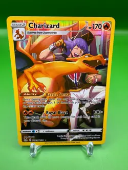 Charizard TG03/TG30 Holo Lost Origin Trainer Gallery Pokemon NM - Image 1