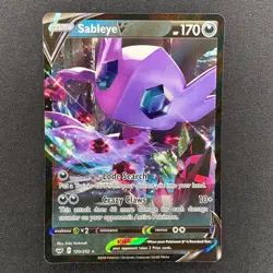 Sableye V 120/202 Holo V Rare Sword & Shield Pokemon NM - Image 1