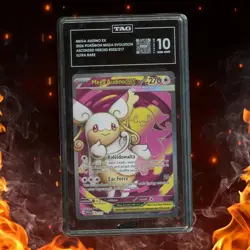Pokemon Ascended Heroes MEGA AUDINO EX 253/217 Ultra Rare TAG 10 - Image 1