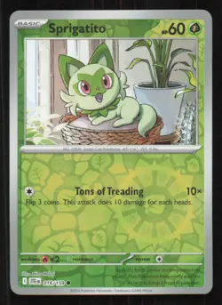 Sprigatito 016/159 Common Journey Together Pokemon Reverse Holo Near Mint - Image 1