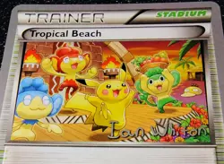 2013 Pokemon World Championship Promo Card BW50 | Trainer: Tropical Beach. Mint. - Image 3