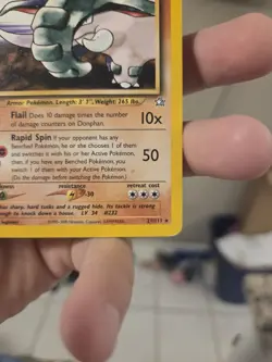 DONPHAN 21/111 RARE NEO GENESIS POKEMON UNLIMITED - Image 3