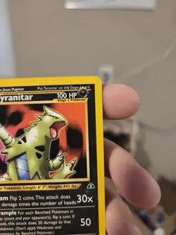 Pokemon Tyranitar (31) #31/75 Neo Discovery tcg - Image 3
