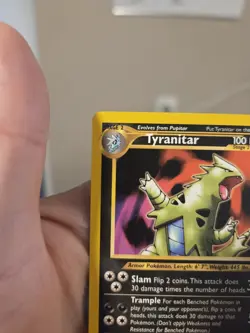 Pokemon Tyranitar (31) #31/75 Neo Discovery tcg - Image 4
