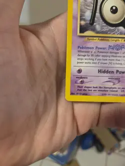 Unown [N] 50/75 Uncommon Neo Discovery Pokemon Unlimited - Image 2