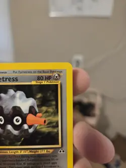 Forretress #21/75 2001 Neo Discovery Rare Non-Holo WotC Vintage Pokemon Card - Image 4