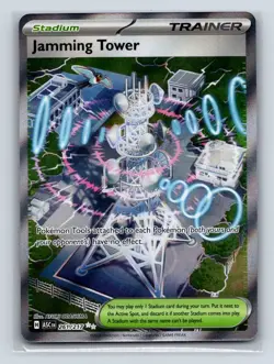 Jamming Tower 261/217 Ultra Rare Ascended Heroes Pokemon Holo Near Mint - Image 1