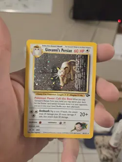 Pokemon TCG Giovanni's Persian 8/132 Gym Challenge Holo Rare - Image 1