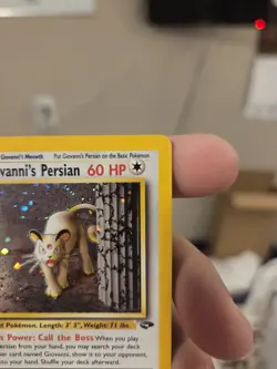 Pokemon TCG Giovanni's Persian 8/132 Gym Challenge Holo Rare - Image 4