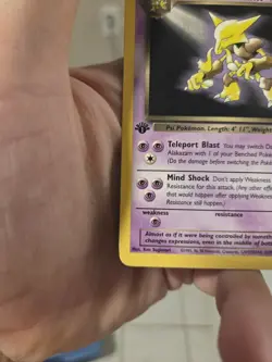 Dark Alakazam 18/82 1st Edition Team Rocket Rare Pokemon - Image 2