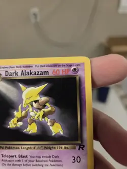 Dark Alakazam 18/82 1st Edition Team Rocket Rare Pokemon - Image 5