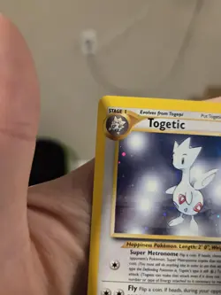 Pokemon TCG Togetic Holo Rare Card 16/111 Neo Genesis Vintage 2000 - Image 2