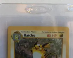 1999 Pokemon TCG Raichu Base Set Holo Rare Card 14/102 - Image 2
