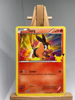 Tepig - 25th Anniversary 2021 McDonalds Promo 12/25 - MINT - Pokemon - Image 1