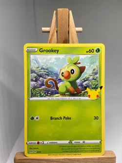 Grookey - 25th Anniversary 2021 McDonalds Promo 8/25 - MINT - Pokemon - Image 1