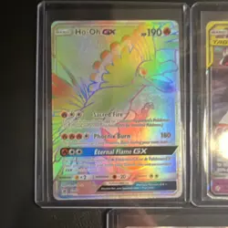 Pokemon TCG GX/EX Tag Team Holo 5-Card Lot Ho-Oh Rayquaza Zeraora - Damaged - Image 2