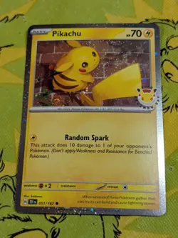 Pikachu (Pokemon Day 2026) 051/162 Holo Cards & Products Pokemon NM - Image 1