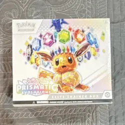 Pokemon TCG Prismatic Evolutions Elite Trainer Box English 2025 Eevee 1ct - Image 1