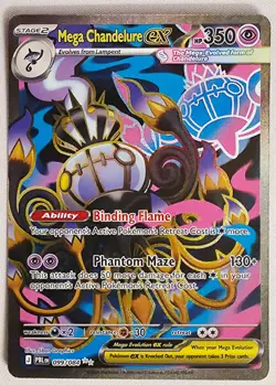 Pokemon TCG- Mega Chandelure ex 099/084 Ultra Rare- Pitch Black - Image 1