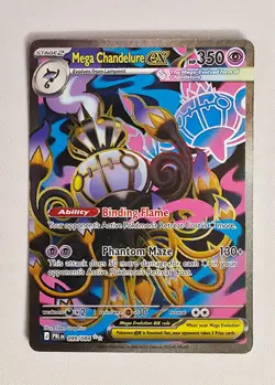 Pokemon TCG- Mega Chandelure ex 099/084 Ultra Rare- Pitch Black - Image 2