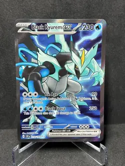Black Kyurem ex 218/191 Ultra Rare Surging Sparks Pokemon Holo Near Mint - Image 1