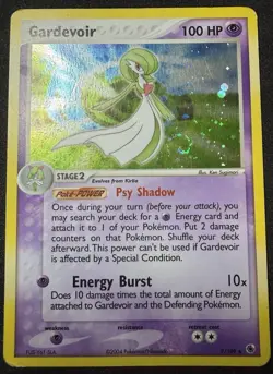 Pokemon TCG Gardevoir 7/109 Stage 2 Holo Rare English 2004 Ex Battle Stadium - Image 1