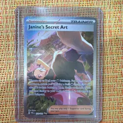 Pokemon TCG Janine's Secret Art 173/131 Prismatic Evolutions SIR Full Art Holo - Image 1
