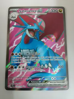 Pokemon Salamence EX Journey Together #177/159 Ultra Rare Full Art Holo NM - Image 1