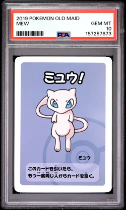 2019 POKEMON OLD MAID MEW PSA 10 - Image 1